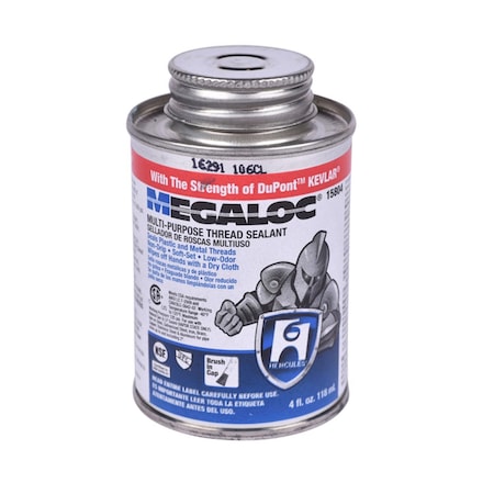 Oatey Hercules Megaloc Blue Thread Sealant 4 oz 15804